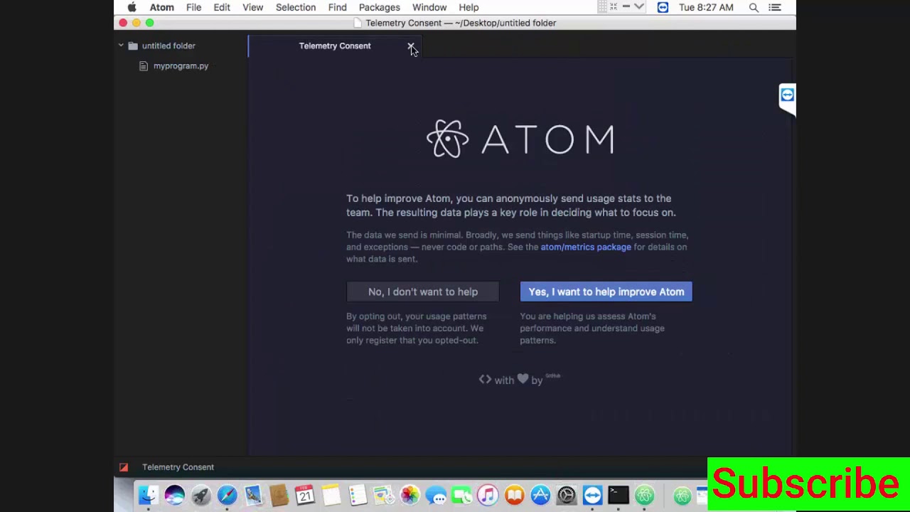 install packages for atom on mac