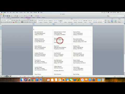 do mail merge in word and excel for mac